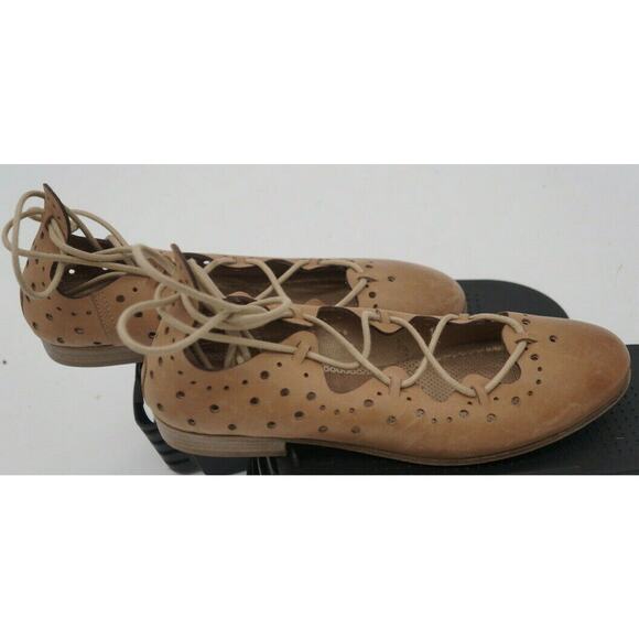 PROGETTO BLACK FLATS SHOES SANDALS sz 37 EU 7 US - Picture 1 of 8